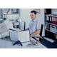 Bureaustandaard Durable 5540 Sherpa Soho met 5-tassen zwart