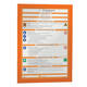 Duraframe Durable 487209 A4 oranje 2 stuks