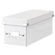 CD-opbergdoos Leitz Click & Store WOW  gerecycled karton 143x136x352mm wit