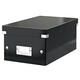 DVD-opbergdoos Leitz Click & Store WOW  gerecycled karton 206x147x352mm zwart