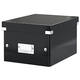Opbergdoos Leitz Click & Store WOW klein gerecycled karton 200x148x250mm zwart