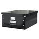 Opbergdoos Leitz Click & Store WOW groot 369x200x482mm zwart