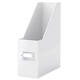 Tijdschriftencassette Leitz WOW click & store gerecycled karton wit