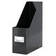 Tijdschriftencassette Leitz WOW click & store gerecycled karton zwart