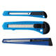 Snijmes Westcott Office 9mm met schuifsluiting en metalen houder blauw