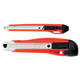 Snijmes Westcott premium 18mm met schuifsluiting rood