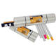 Verzendkoker CleverPack A0 850x50x1.5 met doppen wit pak à 5 stuks