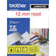 Labeltape Brother P-touch TZe-232 standaard 12mm rood op wit