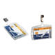 Veiligheidspashouder Durable 8005 dicht met clip 54x85mm