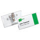 Acrylbadge Durable met combiklem 40x75mm