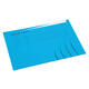 Vouwmap Secolor met tabrand A4 100% gerecycled karton 250gr Blauw