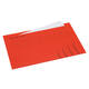 Vouwmap Secolor met tabrand Folio 100% gerecycled karton 250gr rood
