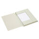 Dossiermap Secolor A4 3 kleppen 100% gerecycled karton 250 gr grijs