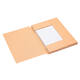 Dossiermap Secolor A4 3 kleppen 100% gerecycled karton 250 gr chamois
