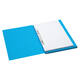 Duplexmap Secolor folio 100% gerecycled karton 250 gr blauw