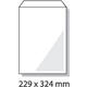 Envelop Hermes akte C4 229x324mm gegomd wit doos à 250 stuks