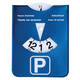 Parkeerschijf blauw