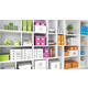 Sorteerbox Leitz WOW Click & Store 280x100x370mm gerecycled karton wit