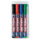 Whiteboardmarker edding 360 rond 1.5-3mm assorti 4 stuks