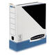 Tijdschriftcassette Bankers Box System A4  wit blauw