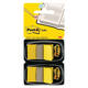 Indextabs Post-it 680 25.4x43.2mm duopack geel 2x50 tabs