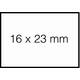 Prijsetiket 16x23mm Sato Duo 20 afneembaar wit