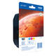 Inktcartridge Brother LC-1100VALBP zwart + 3 kleuren