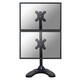 Monitorarm Neomounts D700DDV 2x10-27" verticaal op voet zwart