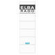 Rugetiket Elba breed 59x190mm zelfklevend wit/grijs 10 stuks