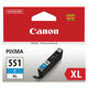 Inktcartridge Canon CLI-551XL blauw