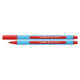Balpen Schneider Slider Edge extra breed rood