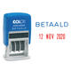 Woord-datumstempel Colop Printer Mini S 160/L betaald