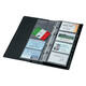 Visitekaartringband Sigel VZ300 200 kaarten 90x58mm kunststof zwart