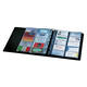 Visitekaartringband Sigel VZ301 voor 400 kaarten 90x58mm velvet zwart