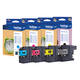 Inktcartridge Brother LC-127XLVALBP zwart + 3 kleuren