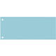 Scheidingsstrook Oxford smal 240x105mm 190gr blauw 100 stuks