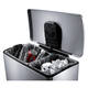 Pedaalemmer EKO E-Cube 18+28 liter rvs