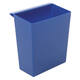 Inzetbak voor vierkante tapse papierbak blauw
