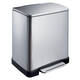Pedaalemmer EKO E-Cube 20 liter rvs