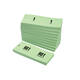 Nummerblok 42x105mm nummering 1-1000 groen 10 stuks