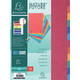 Tabbladen Exacompta 225x297mm 11-gaats 12-delig glanskarton