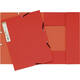 Elastomap Exacompta Forever A4 3 kleppen 380gr rood