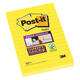 Memoblok Post-it 660 Super Sticky 102x152 geel met lijn 75 vel