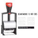Woord-datumstempel Colop Heavy Duty 2000/WD Classic Line 12 teksten