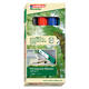 Viltstift edding 21 EcoLine rond assorti 1.5-3mm doos à 4st
