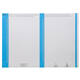 Ruiterstrook Elba Nr 8 138x6mm lateraal blauw 10 vel