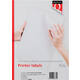Etiket Quantore 70x37mm 2400stuks