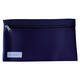 Schooletui 15x26cm met rits skai donkerblauw