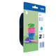 Inktcartridge Brother LC-221C blauw