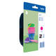 Inktcartridge Brother LC-221M rood